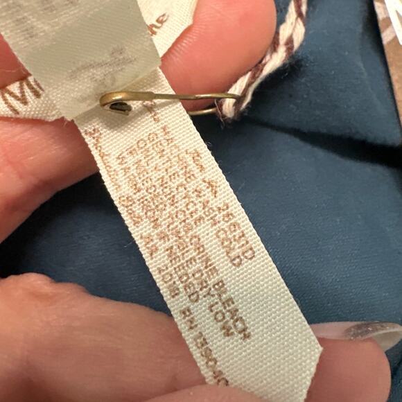 Matilda Jean Women's Teal and Orange Reunion Wrap Ruffle Dress, Size XL, NWT - Picture 6 of 6